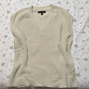 Banana republic Women's Beige V-Neck Sweater